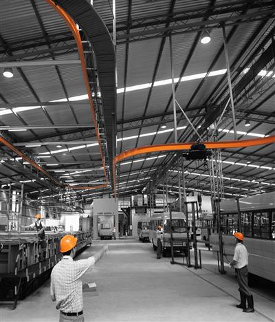 Engineers working in JCBL plant